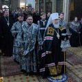 Митрополит Климент совершил Литургию Преждеосвященных Даров в Свято-Никольском храме г. Калуги