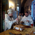 Епископ Бийский и Белокурихинский Серафим совершил заупокойное богослужение в Свято-Никольском храме