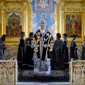 Митрополит Климент совершил Литургию Преждеосвященных Даров в Свято-Троицком кафедральном соборе