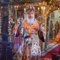В понедельник Светлой седмицы митрополит Климент совершил Литургию в Свято-Георгиевском соборе