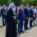 Митрополит Климент принял участие в митинге памяти павших воинов в Великой Отечественной войне 1941-1945 годов