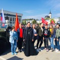 Представитель Калужской епархии принял участие в патриотическом автопробеге «Эстафета памяти»
