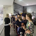 Военно-патриотический клуб Свято-Никольского Черноостровского монастыря посетил музей Победы на Поклонной горе