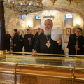 В Калужской митрополии молитвенно почтили память преподобного Тихона Калужского