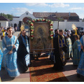 Праздничное всенощное бдение митрополит Климент совершил в монастыре в честь «Калужской иконы» Божией Матери