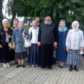 Калужские таможенники посетили Спасо-Преображенский Воротынский женский монастырь на Угре