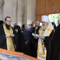 Глава Калужской митрополии посетил восстанавливающийся храм Покрова Пресвятой Богородицы в Кольцово
