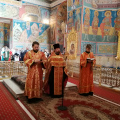 В канун Православного дня ветеринаров в Калуге помолились святым мученикам Флору и Лавру