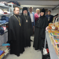 Члены комиссии по церковной благотворительности Калужской Митрополии посетили склад гуманитарной помощи Калужской епархии