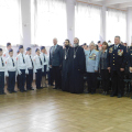 Представители Калужской епархии приняли участие в  церемонии посвящения юных обнинцев в кадеты