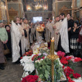 В Калужской епархии простились с новопреставленным протодиаконом Василием Савельевым