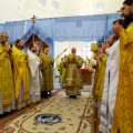 Митрополит Климент и митрополит Димитрий совершили Божественную литургию в Благовещенском соборе Тюмени