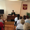 Представитель Калужской епархии провел встречу с коллективом медико-санитарной части УМВД по Калужской области