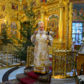 Митрополит Климент совершил Божественную литургию в Рождественский сочельник