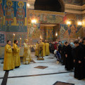 Митрополит Калужский и Боровский Климент совершил всенощное бдение в Свято-Троицком кафедральном соборе