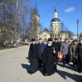 В Неделю Крестопоклонную архиереи Калужской митрополии совершили Божественную литургию в Мосальске