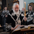Митрополит Климент совершил чин пассии в храме Смоленской иконы Божией Матери города Сухиничи