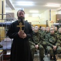 Настоятель Никольского храма с. Кудиново занимается духовным окормлением военнослужащих