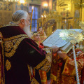 В канун Недели Торжества Православия митрополит Климент совершил всенощное бдение в Троицком кафедральном соборе