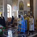 Митрополит Климент совершил Божественную литургию в Свято-Никольском Черноостровском монастыре
