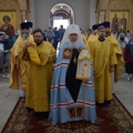 Митрополит Калужский и Боровский Климент возглавил праздничную Божественную Литургию в храме Рождества Христова в Обнинске.