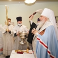 Митрополит Калужский и Боровский Климент совершил чин освящения здания Центра «Материнский ковчег» в Калуге