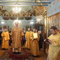 Архиерейское богослужение в Свято-Георгиевском соборе города Калуги