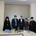 Представители Калужской епархии передали комплекты духовной литературы в ковидные стационары больниц области
