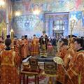 Митрополит Климент совершил Божественную литургию и чин Торжества Православия в Троицком соборе города Калуги