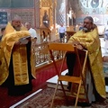 Духовенство 7-го и 8-го благочиний Калужской епархии совершило молебен перед мощами святого Александра Невского