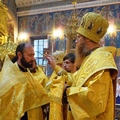 Епископ Иосиф совершил торжественное Всенощное бдение перед мощами святого Александра Невского