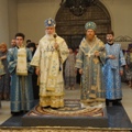 Архиерейское богослужение в Казанском женском монастыре города Калуги