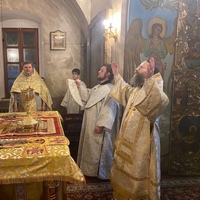 Архиерейское богослужение в Свято-Никольском храме г. Калуги
