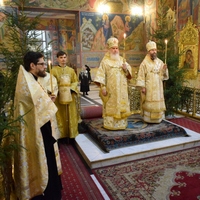 Архиерейское вечернее богослужение в Свято-Троицком кафедральном соборе г. Калуги