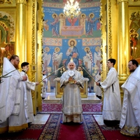 Митрополит Калужский и Боровский Климент совершил Божественную литургию в Рождественский сочельник