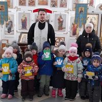 Дети и воспитатели детского сада «Колокольчик» посетили храм в честь Покрова Пресвятой Богородицы г. Медынь