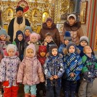 В дни Святок воспитанники детского сада «Солнышко» посетили храм