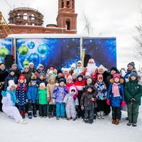 Детский Рождественский праздник в храме Архангела Михаила пос. Северный