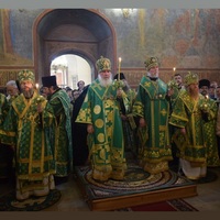 Накануне дня памяти преподобного Пафнутия в Боровском монастыре прошло праздничное всенощное бдение