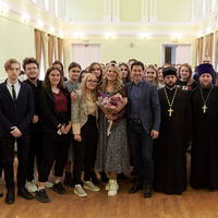 Калужская епархия организовала встречу студентов калужских ВУЗов с семейным дуэтом Макарских