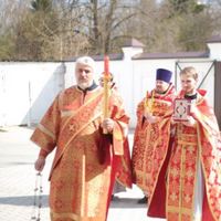 Божественная литургия в женском монастыре в честь образа Божией Матери "Калужская" в Ждамирово