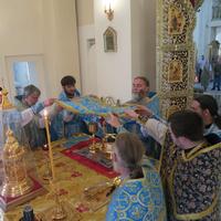 Божественная Литургия в храме Рождества Христова города Обнинск