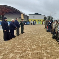 В городе Медынь состоялись проводы на военную службу мобилизованных солдат