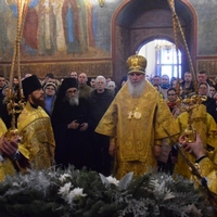 Архиерейское богослужение в Рождества Богородицы Свято-Пафнутьев Боровском монастыре