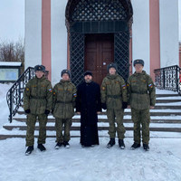 Военнослужащие приняли участие в Божественной литургии