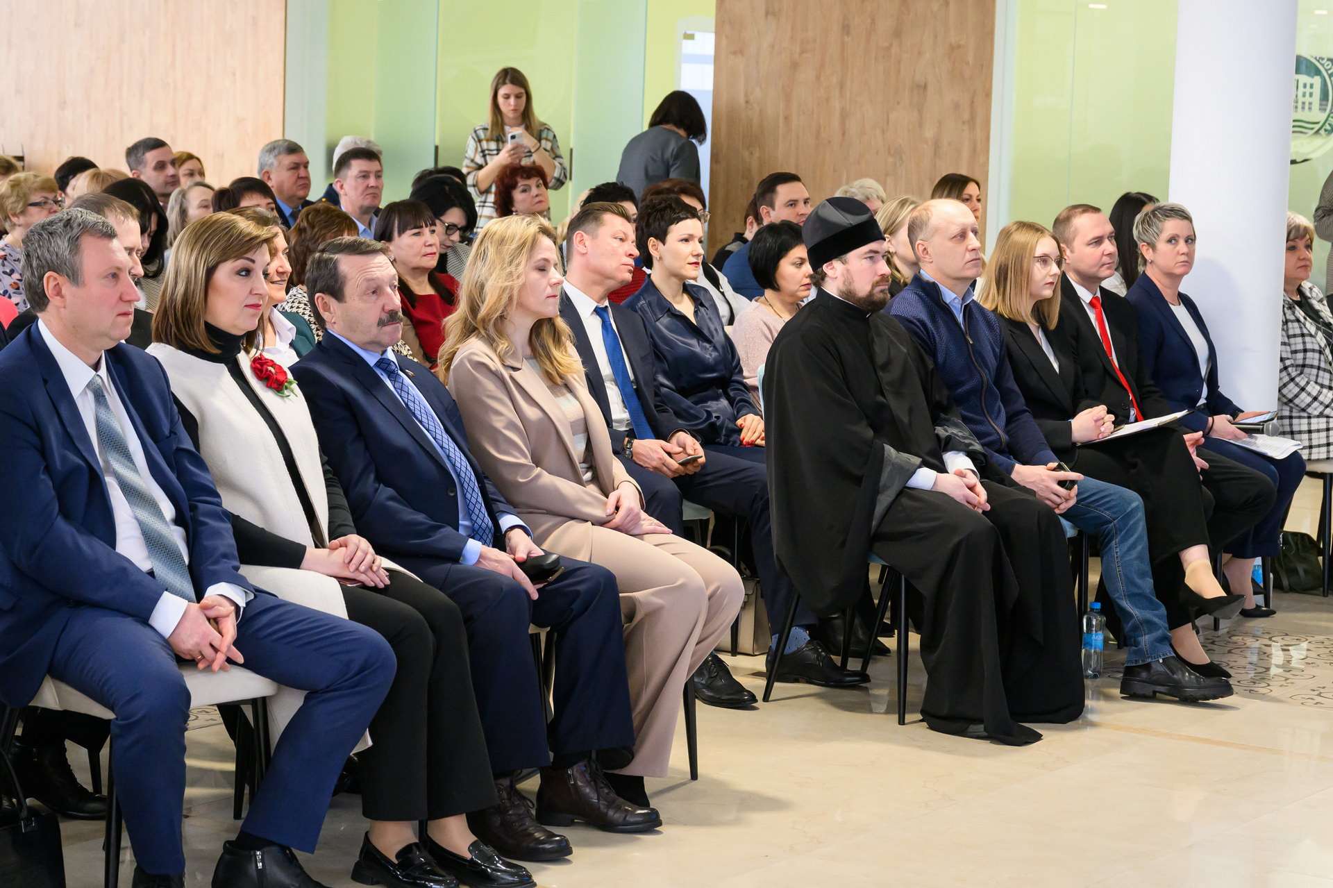 В расширенном заседании коллегии министерства труда и социальной защиты области принял участие клирик Калужской епархии